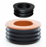 Waste to Soil Adapter Cap Pipe Reducer 110mm 4" to 40mm 1 1/2" Underground - Image 2