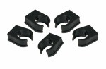 Overflow Condense Pipe 21.5mm Pipe Clips PACK OF 5 - Black Boiler Condensate