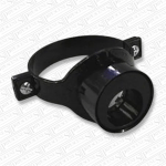 Solvent 110mm Soil Pipe Strap Reducer 32mm 36mm 1 1/4" Black Glued