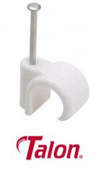 Bag of 100 - 28mm Nail Pipe Clips for Copper or Plastic Pipes made by Talon