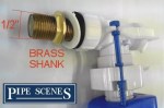 Flush Daddy 1/2" Toilet Cistern Side Entry Inlet Fill Valve Brass Shank Silent - Image 3