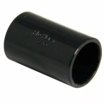 Floplast OS10B Black Overflow Coupler | 21.5mm Joiner for Condensate & Overflow