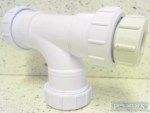 40mm 42mm 43mm Access Tee Compression Multifit 1 1/2" Bath Waste Pipe Join - Image 6