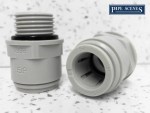 Grohe Pair 1/2" Inch Flexi Tail Pipe Adapter Fitting PUSHFIT European Tap - Image 2