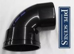 Solvent 110mm Soil Pipe Elbows Bends 90° Single Socket - Black Glued 4" ABS Vent - Image 4