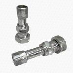 Pair of Universal Radiator Valve Extensions - Fits 1/2" TRV or 3/4" Lockshield