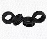 4 x Toilet Flush Pipe Seal Rubber Flush Cone for 38mm or 40mm Flush Pipe