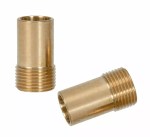 Grohe Pair 3/8" Inch Flexi Tail Pipe Adapter Fitting Compression European Tap