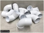 Bag of 10 x 40mm 43mm Solvent Weld Glue Waste Pipe M & F Bend Street Elbow 92.5° - Image 2