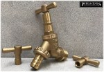 Tamper Proof Anti Vandal Garden Hose Bib Tap 1/2" Brass with 3 Removable Heads