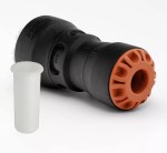 Pushfit Water Main 25mm Blue MDPE to 15mm Copper or Plastic Pipe Joiner Adaptor