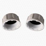 2 x 3/4" Washing Machine & Dishwasher Valve Blank Caps & Washers