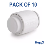 Pack of 10 - Hep2O - 10mm Stop End Blank Cap - HD62/10W - Pushfit by Wavin
