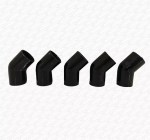 Pack of 5 Overflow Condense Pipe 21.5mm Bends 45° 135° - Black Boiler Condensate