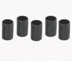 Pack of 5 Overflow Condense Pipe 21.5mm Straight Joiners Black Boiler Condensate