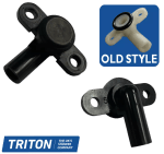 2 X Triton Pressure Relief Devices PRD - 82800450 Triton Burst Valves Angled