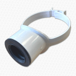White Soil Pipe 110mm 40mm 43mm Boss Clip Strap Boss 1 1/2" Pushfit Adaptor