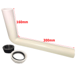 Slimline Compact Concealed Toilet Cistern & Pipe - Matt Black FLUSH PLATE - Image 5