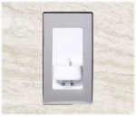 Proofvision Wall Mounted Toothbrush Charger Station & Shaver Socket Chrome