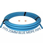 2 PACK - 25mm Olives for Blue MDPE Pipe - Copper Rings - Image 2