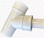 Gutter Down Pipe Rainwater 40mm Adaptor Connector Kit for 68mm White Drain Pipe - Image 2