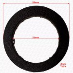50 PACK of 1/2" Leather Boss Washer - ideal for Garden Hose Bib Tap Tail Threads - Image 3