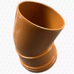 PAIR of 110mm Drainage Pipe Fittings 30 Degree Bends Single Socket - Image 4