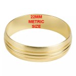10 PACK - 22mm Metric Olives - For 22mm Compression Fittings Brass - Image 3