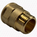 2 x 1/2" BSP Male x Female Brass LONG Tap Extensions / Brass Extenders 1/2" INCH - Image 4