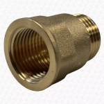 2 x 1/2" BSP Male x Female Brass LONG Tap Extensions / Brass Extenders 1/2" INCH - Image 5
