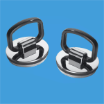 PAIR of 45mm Diameter Bath / Kitchen Sink Plug With Pull Handle - Chrome Plated