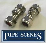 Pack of 2 x 15mm Isolating Valves Isolation Compression Joint Joiner CP - Image 3