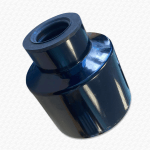 Black 110mm Soil Pipe Adapter Reducer to 40mm Waste Pipe Pushfit Rubber