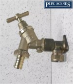 Garden Hose Bib Tap Kit with Double Check Valve Built In 1/2" 15mm WRAS Approved - Image 2
