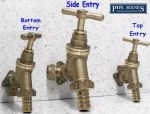 Garden Hose Bib Tap Kit with Double Check Valve Built In 1/2" 15mm WRAS Approved - Image 3