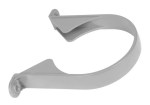 Grey Soil Pipe Clips x 4 Soil & Vent Pipe Bracket 110mm 4" - Image 2