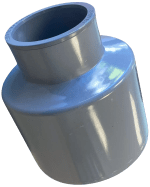 Grey 110mm Soil Pipe Adapter Reducer to 55mm Waste Pipe Glue fit