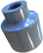 Grey 110mm Soil Pipe Adapter Reducer to 32mm (36mm) Waste Pipe Glue fit