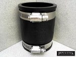 2 x 2" Rubber Coupling 50mm PVC Waste Pipe Coupler BRAND NEW 48MM TO 57MM - Image 2