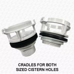 Toilet Push Button Dual Flush Cistern Syphon Valve with EXTRA LONG 750mm Cable - Image 3