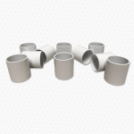 Waste Pipe Fittings Couplings for 32mm 36mm x 10 for Solvent Weld Waste Pipe