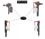 2 x Wirquin Jollyflush Toilet Cistern Inlet Valve Washer Seal Diaphragm 10717797 - Image 2