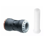 Pushfit Water Main 20mm Blue MDPE to 15mm Copper or Plastic Pipe Joiner Adaptor