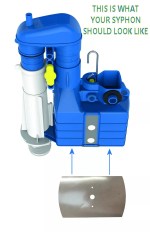 TWIN PACK Thomas Dudley Turbo 88 Blue Syphon Replacement Spare Diaphragm Washers - Image 2