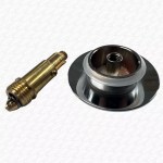 Bathroom Sink / Basin Replacement Domed 60mm Clicker Plug & Spring Mechanism - Image 5