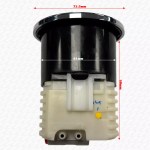 Dudley Vantage Green DUAL Flush Pneumatic Toilet Flush Valve & Push Button Set - Image 4