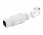 McALPINE Waterless Self Sealing Waste Trap 40mm MACVALVE-2 & T4U Bend