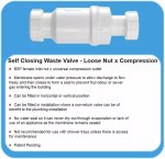 Freestanding Bath Waterless Waste Trap Kit with Flexible Waste Pipe 1.5" 40mm - Image 3
