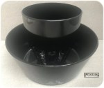 Black Vent Kit 110mm Vent Cowl & Weather Collar Soil Pipe Stack Mushroom Vent - Image 7