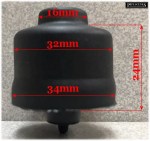 4 X Herga Button Replacement Bellow Service Pneumatic Air Push - Image 3